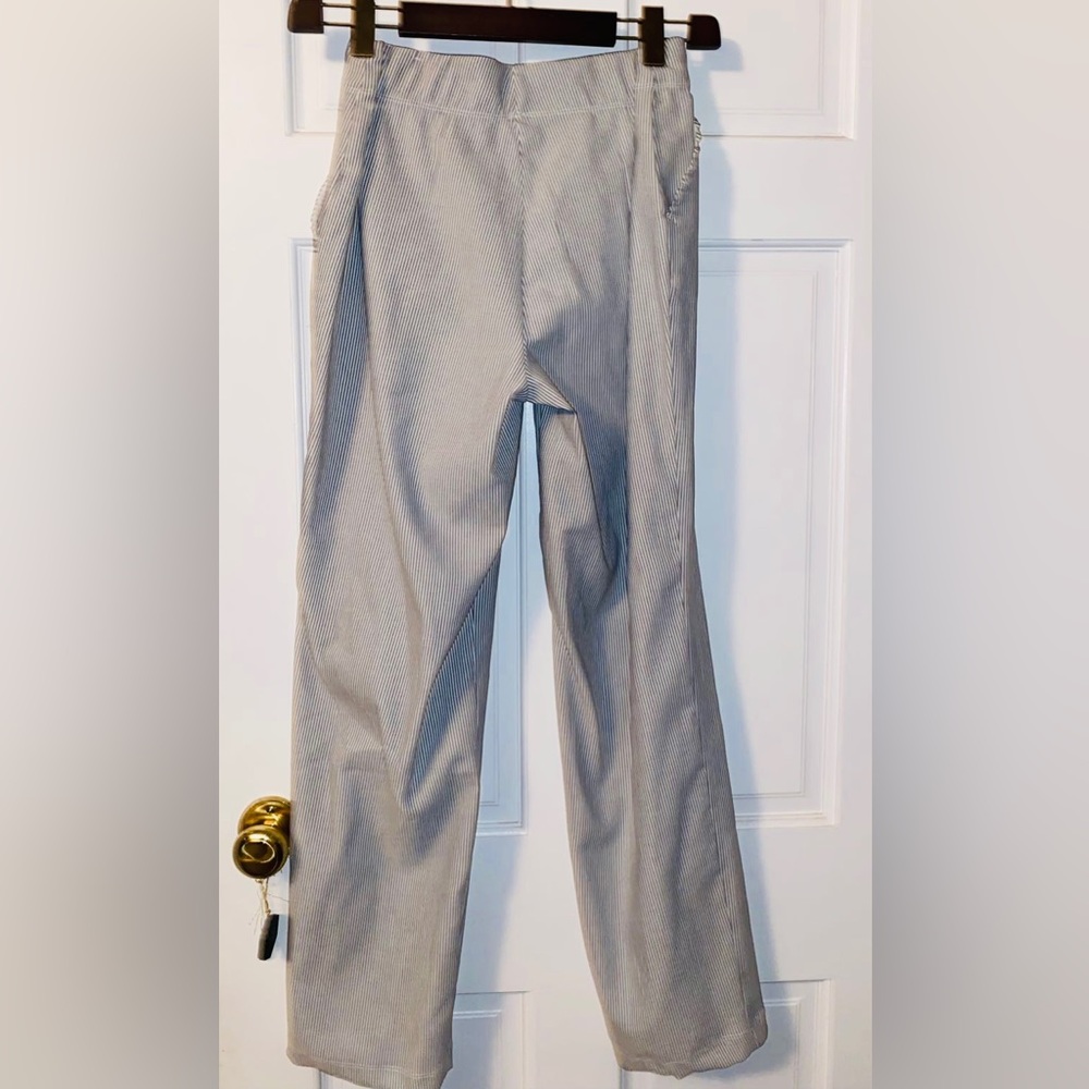 Pinstripe work trousers